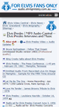 Mobile Screenshot of mp3audio.elvispresley.com.au