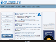 Tablet Screenshot of mp3audio.elvispresley.com.au