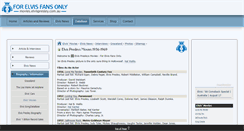 Desktop Screenshot of movies.elvispresley.com.au