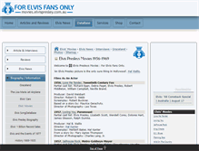 Tablet Screenshot of movies.elvispresley.com.au