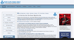 Desktop Screenshot of elvispresley.com.au